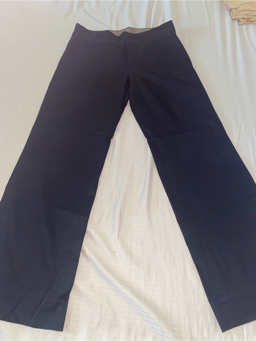 Louis Vuitton Uniform Navy Tailored Trousers Size 38